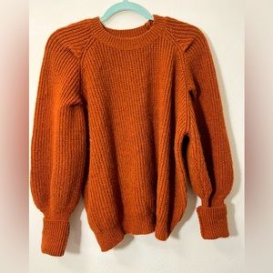 SHEIN Solid ribbed knit sweater